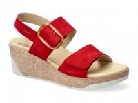 chaussure mephisto Compensée giulia rouge